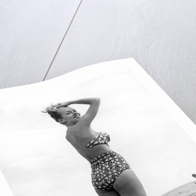 Beach Bathing Belle by Associated Newspapers