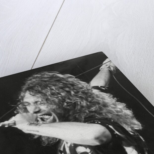 Robert Plant of Led Zeppelin on stage by Associated Newspapers