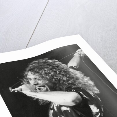 Robert Plant of Led Zeppelin on stage by Associated Newspapers