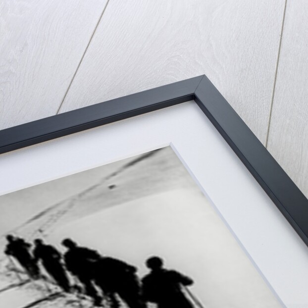 Skiers on the Streta Pass at Davos by Associated Newspapers