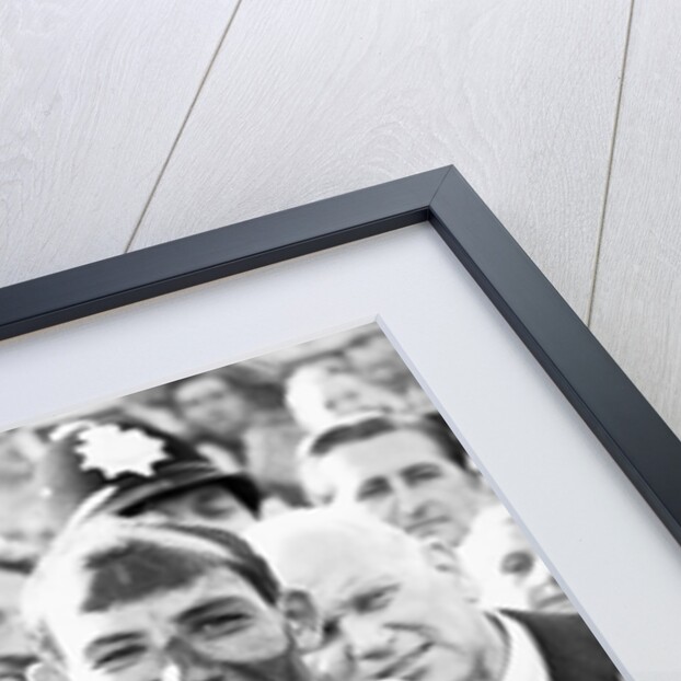 Stirling Moss and his Vanwall team-mate Tony Brooks by Associated Newspapers