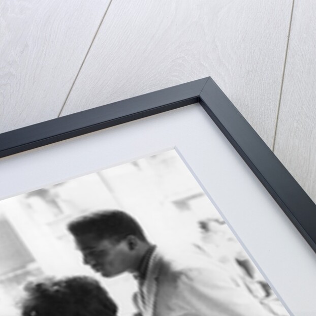 Muhammad Ali with his brother Rudolph in London by Associated Newspapers