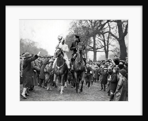 Tom Mix in Hyde Park by Associated Newspapers