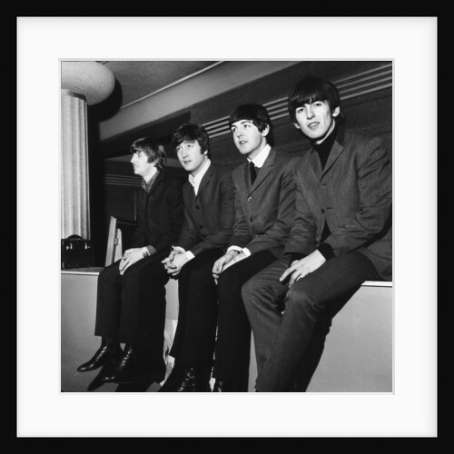 The Beatles backstage in Edinburgh by Associated Newspapers