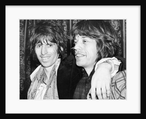 Keith Richards and Mick Jagger celebrate by Associated Newspapers