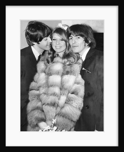 George Harrison and Pattie Boyd's wedding with Paul McCartney by Associated Newspapers