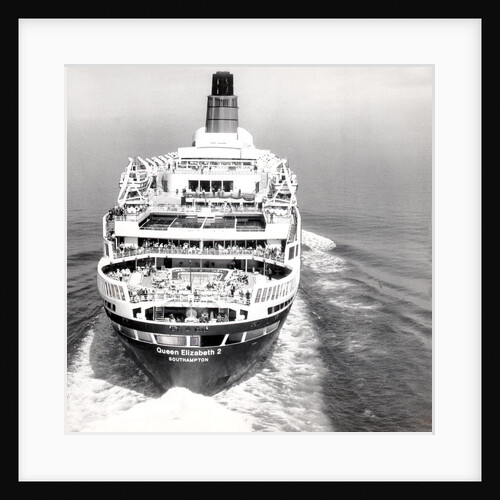 The ocean lines theQE2 at sea by Associated Newspapers
