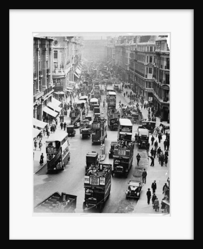 Buses on Regent's Street by Associated Newspapers