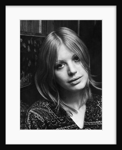 Marianne Faithfull, singer and actress by Associated Newspapers