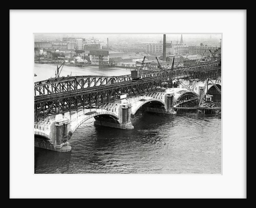 Demolition of old Waterloo Bridge by Associated Newspapers