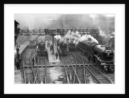 Trains at King's Cross by Associated Newspapers