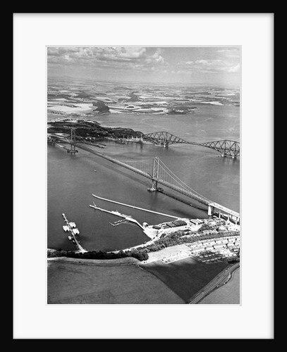 The Forth Bridges from the air by Associated Newspapers