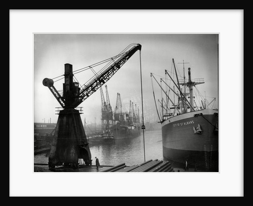 Docks view, Shieldhall, Glasgow by Associated Newspapers
