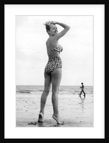 Beach Bathing Belle by Associated Newspapers