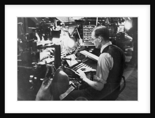 Lintotyper by Associated Newspapers