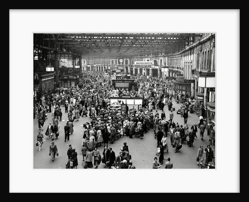 Waterloo Station 1950s by Associated Newspapers