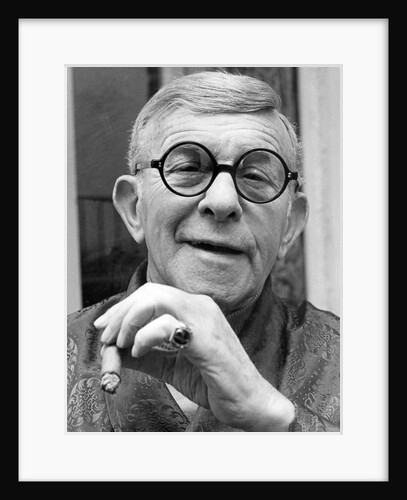 George Burns, American comedian by Associated Newspapers