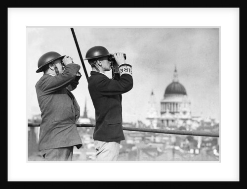 Plane spotter in view of St. Paul's by Associated Newspapers