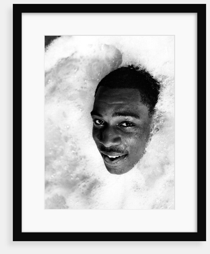 British boxer Frank Bruno in the Jacuzzi by Associated Newspapers