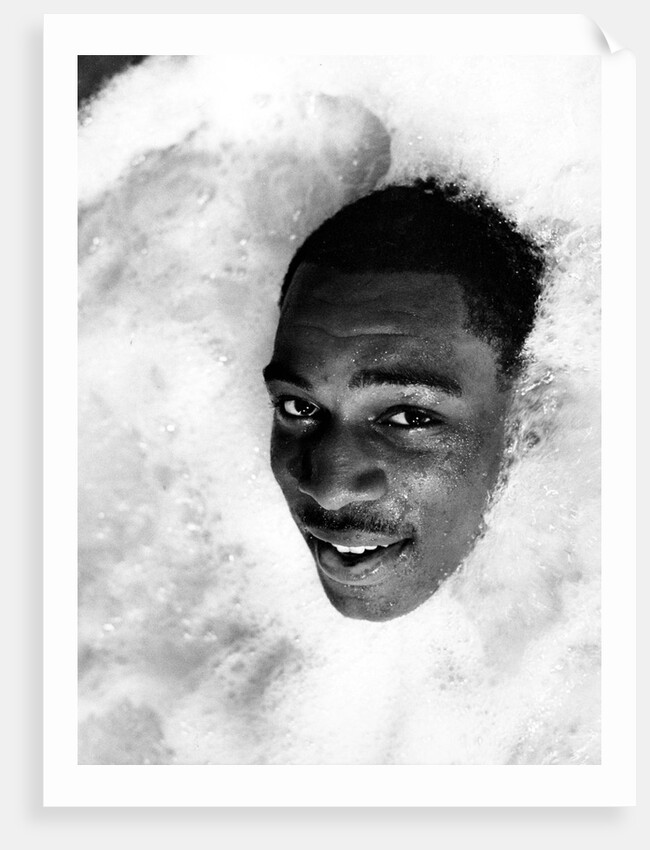 British boxer Frank Bruno in the Jacuzzi by Associated Newspapers