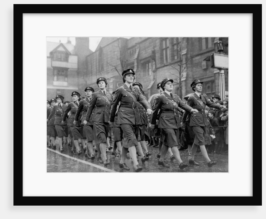 WAAF on a march past by Associated Newspapers