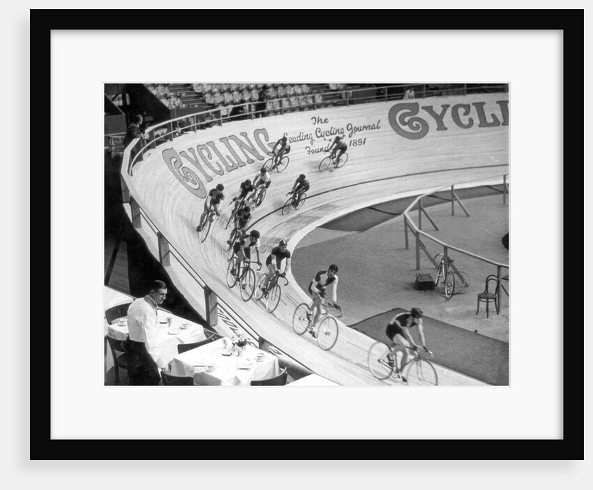 Cycling at Wembley 1936 by Associated Newspapers