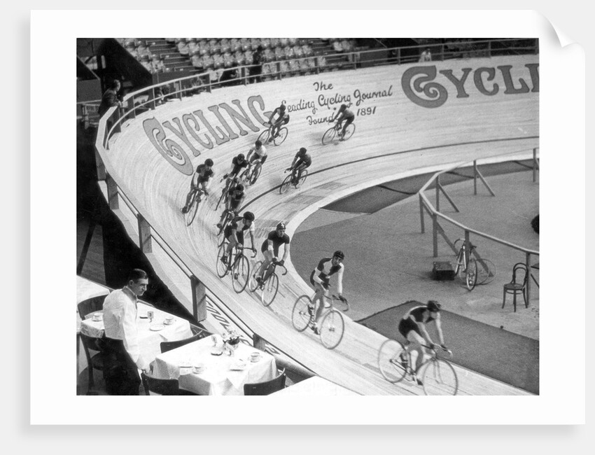 Cycling at Wembley 1936 by Associated Newspapers