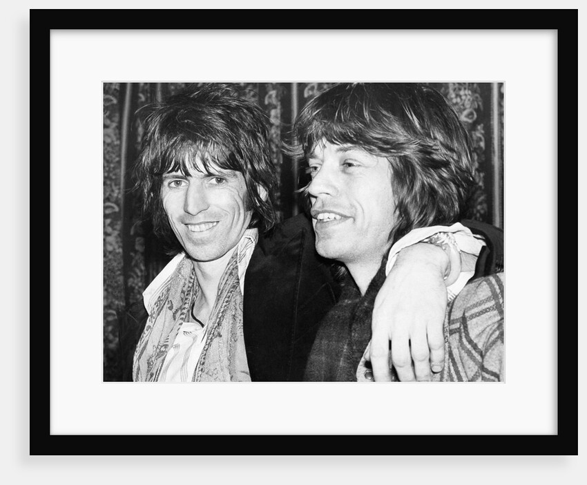 Keith Richards and Mick Jagger celebrate by Associated Newspapers