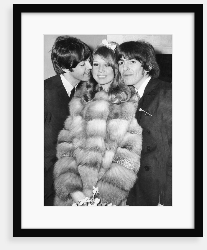 George Harrison and Pattie Boyd's wedding with Paul McCartney by Associated Newspapers