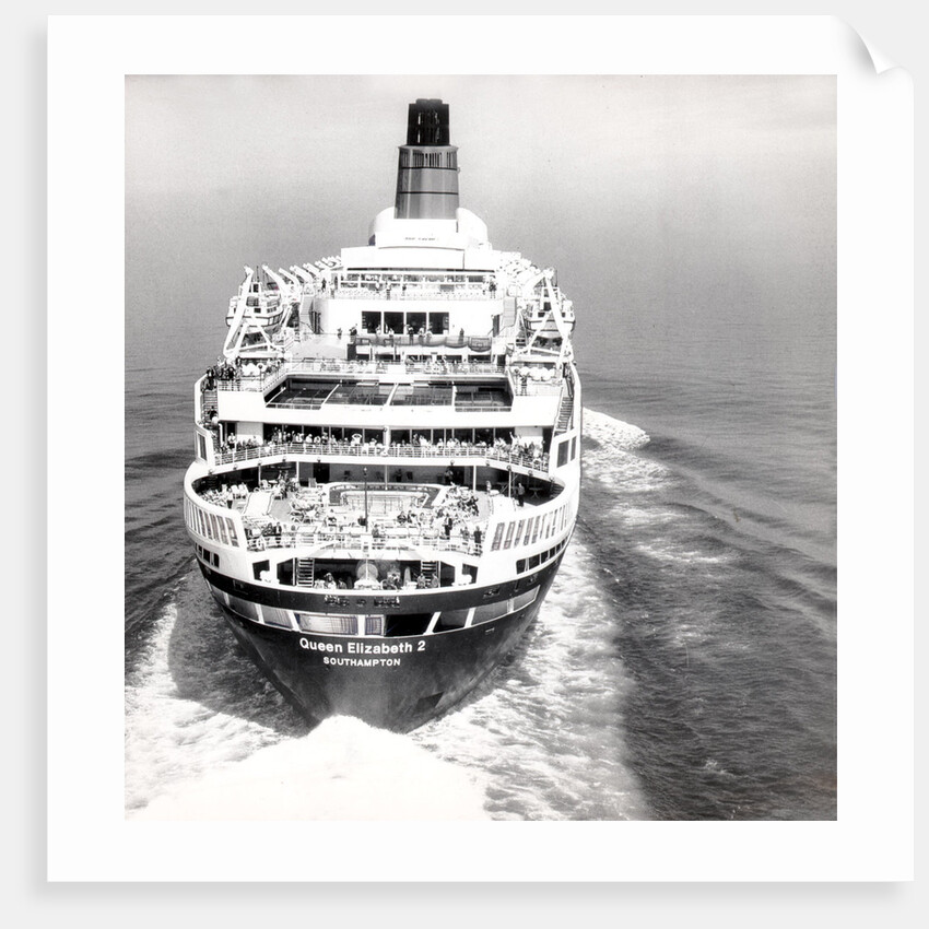 The ocean lines theQE2 at sea by Associated Newspapers