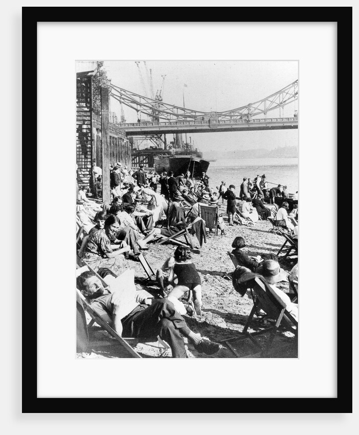 Tower Bridge Beach by Associated Newspapers