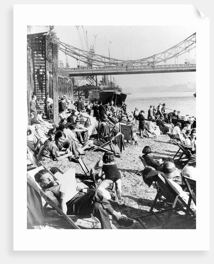 Tower Bridge Beach by Associated Newspapers
