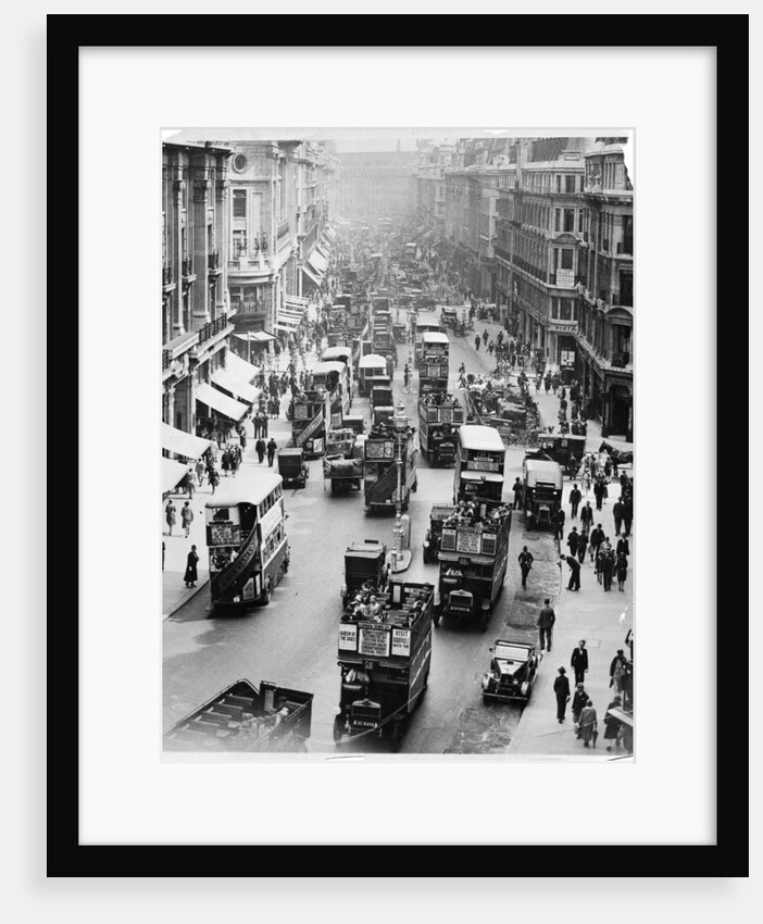 Buses on Regent's Street by Associated Newspapers