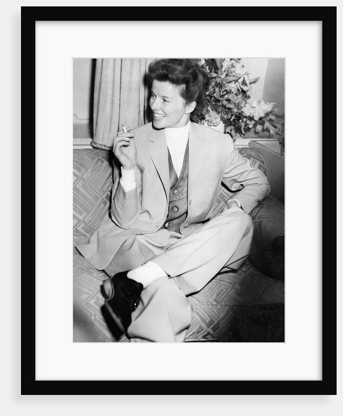Katharine Hepburn in London in 1952 by Associated Newspapers