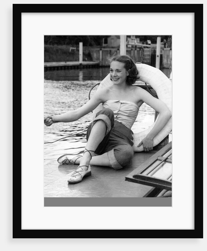 Actress Julie Andrews by Associated Newspapers