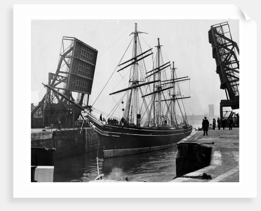The Cutty Sark at Millwall by Associated Newspapers