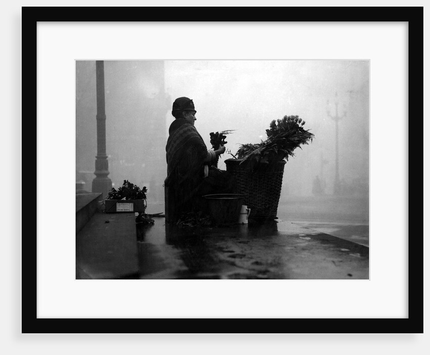 Piccadilly flower seller by Associated Newspapers