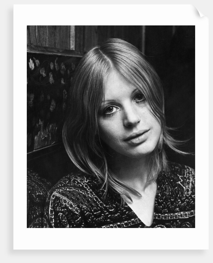 Marianne Faithfull, singer and actress by Associated Newspapers