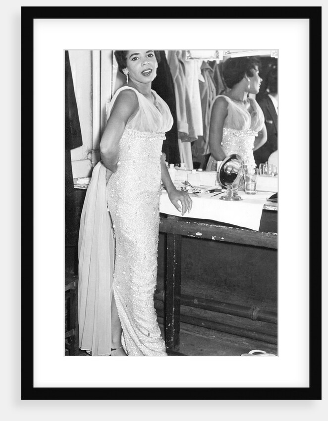Shirley Bassey in her dressing room by Associated Newspapers