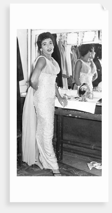 Shirley Bassey in her dressing room by Associated Newspapers