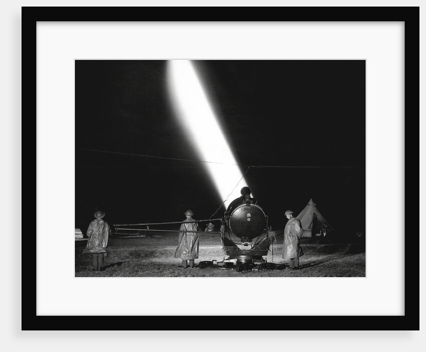 Home Defence searchlight by Associated Newspapers