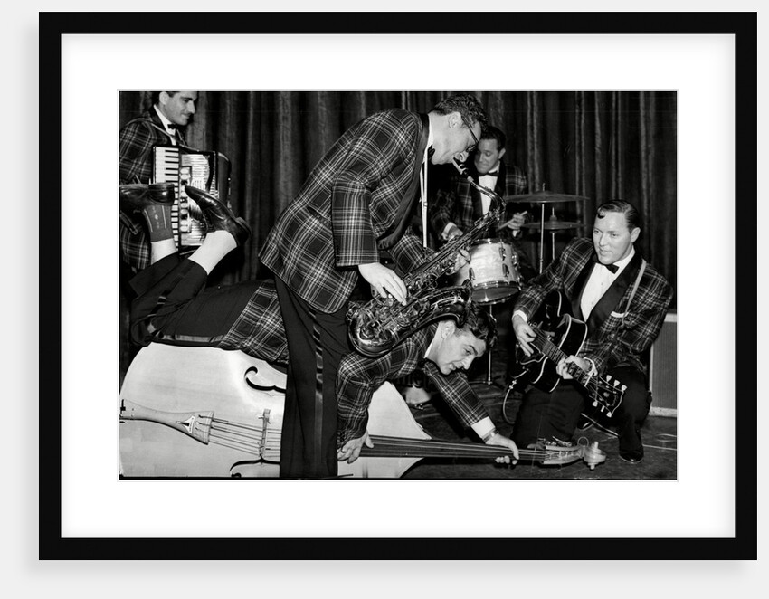 Bill Haley and The Comets going crazy by Associated Newspapers