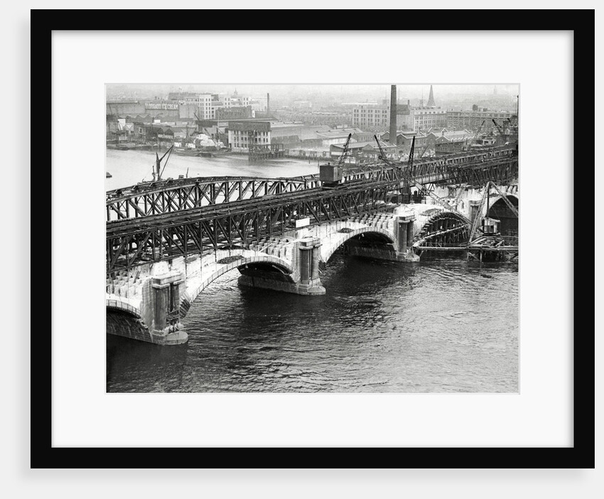 Demolition of old Waterloo Bridge by Associated Newspapers