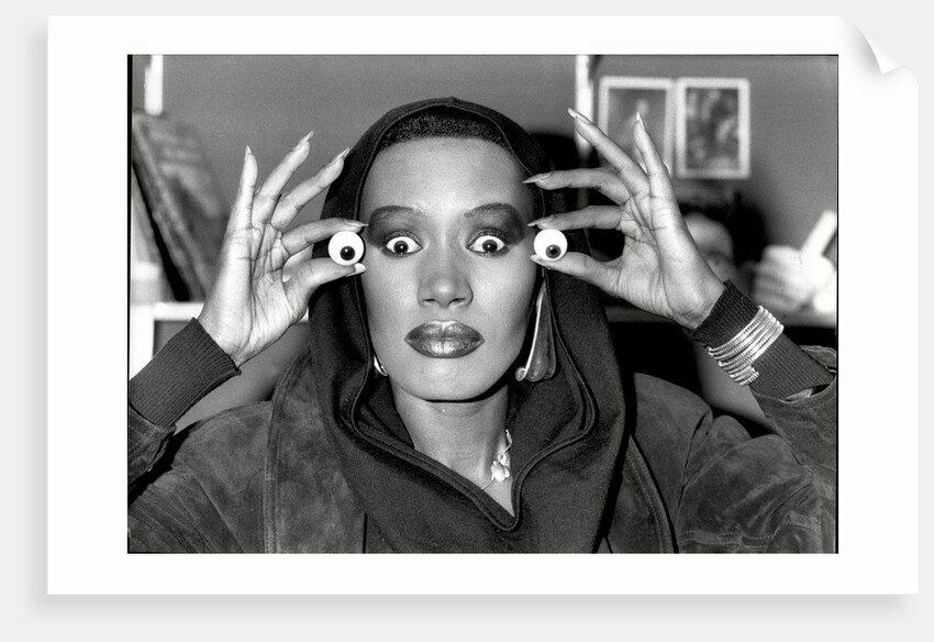 Grace Jones is all eyes by Associated Newspapers