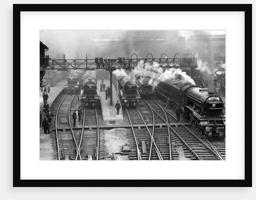 Trains at King's Cross by Associated Newspapers