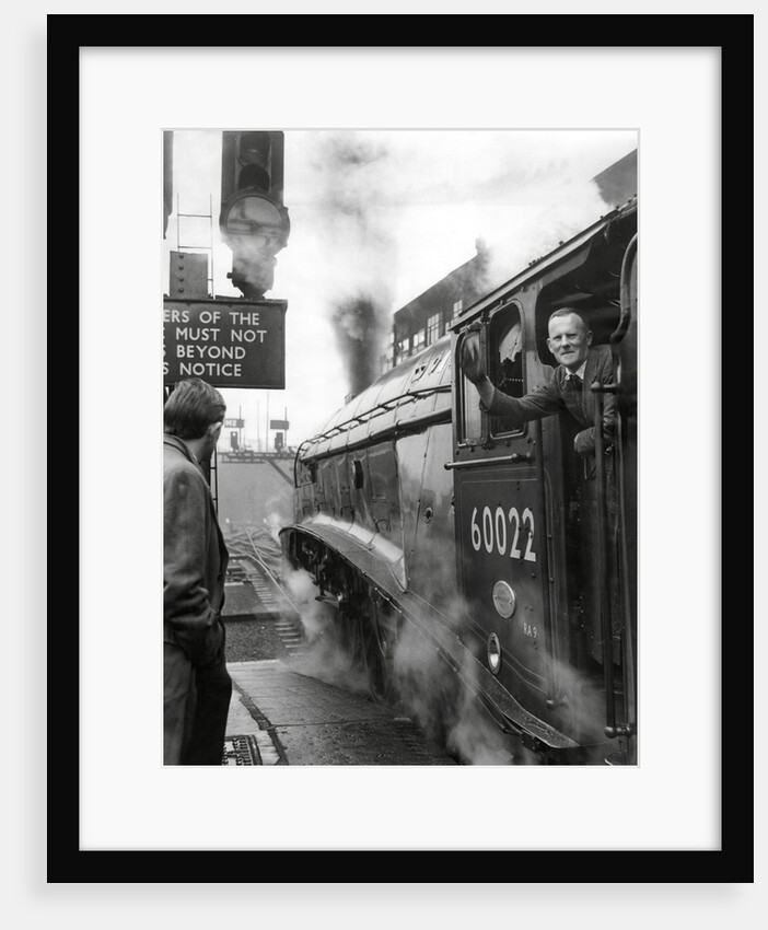 On the footplate of the Mallard by Associated Newspapers