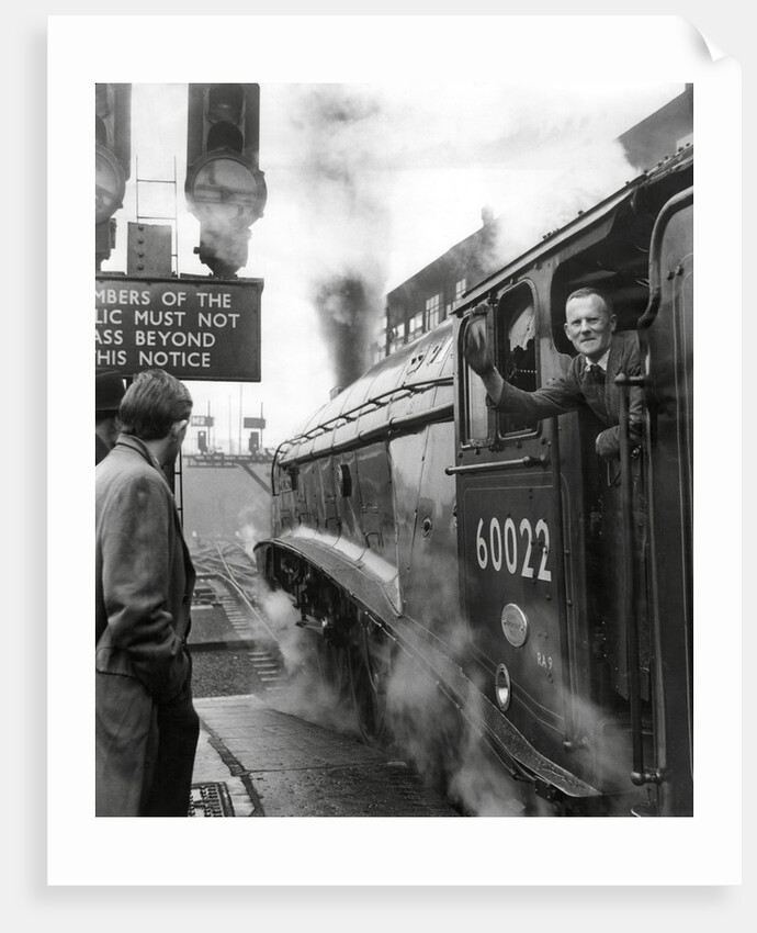 On the footplate of the Mallard by Associated Newspapers