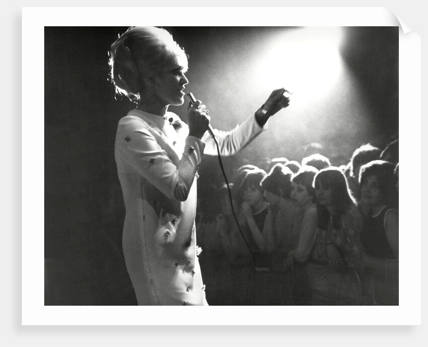 Dusty Springfield in the light by Associated Newspapers