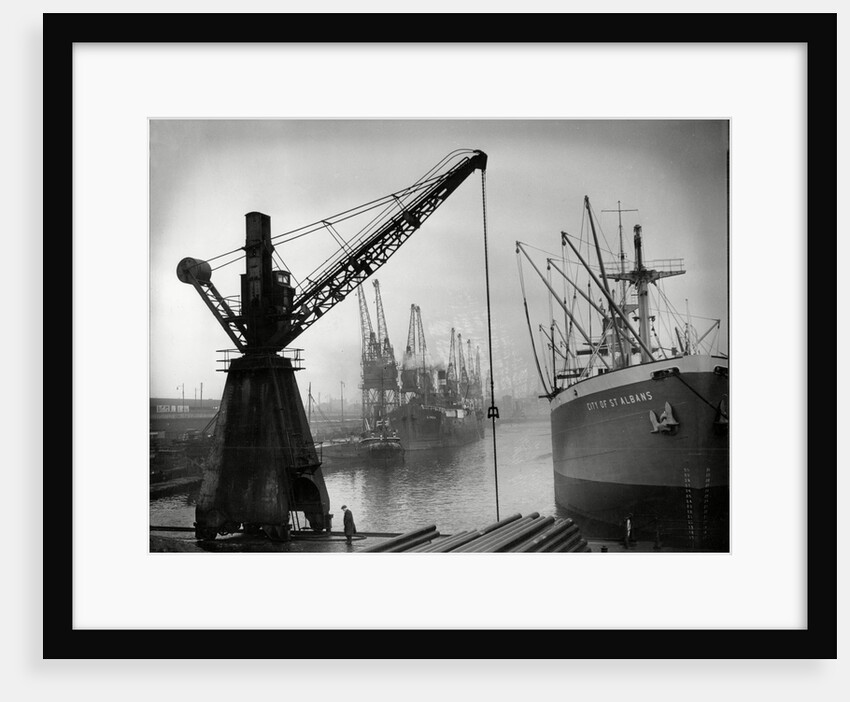 Docks view, Shieldhall, Glasgow by Associated Newspapers