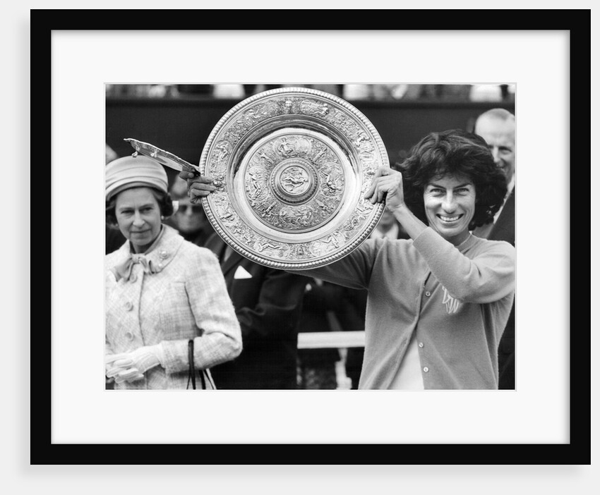 Virginia Wade, tennis player by Associated Newspapers